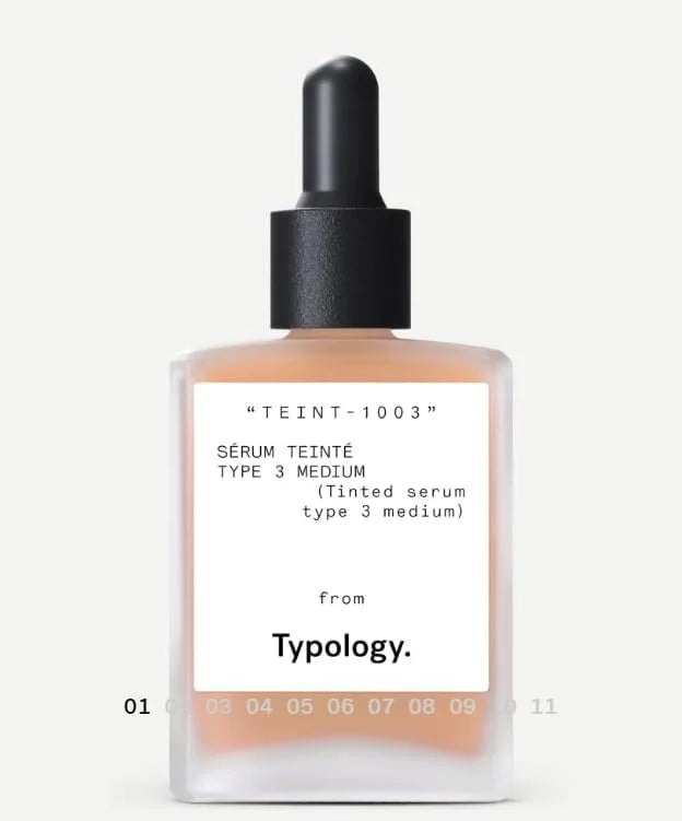 Typology Tinted Serum with Vitamin C, Squalane & Aloe Vera - Type 3 / Medium Secondary image