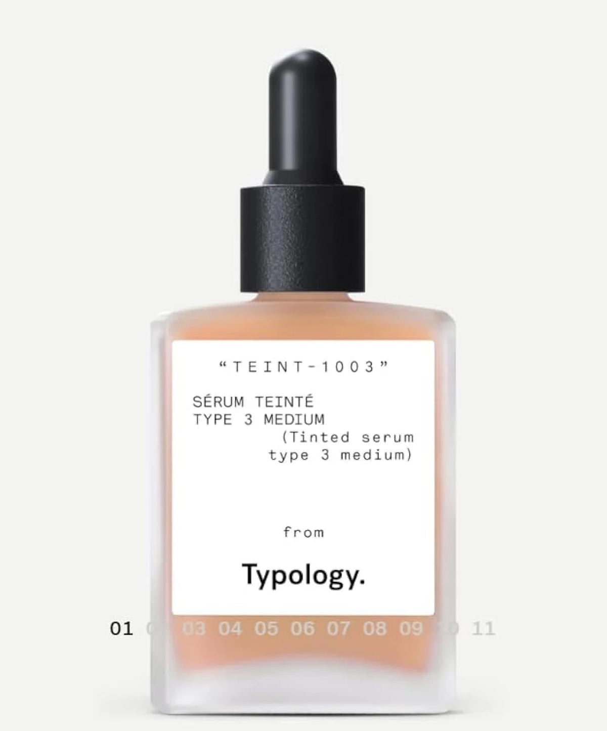 Typology Tinted Serum with Vitamin C, Squalane & Aloe Vera - Type 3 / Medium Main image